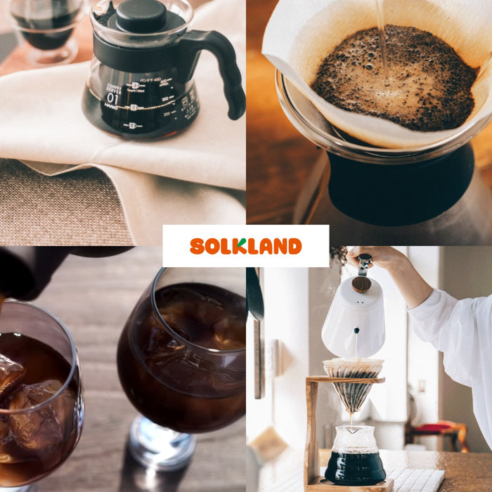 ハリオのおしゃれなコーヒーサーバーは冷蔵庫の場所をとらないのでおすすめ