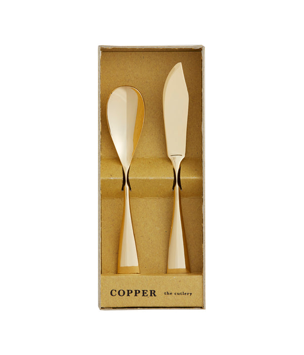 COPPER the cutlery カパーザカトラリー ギフトセット 2pc /Gold mirror CIB-2GDmi