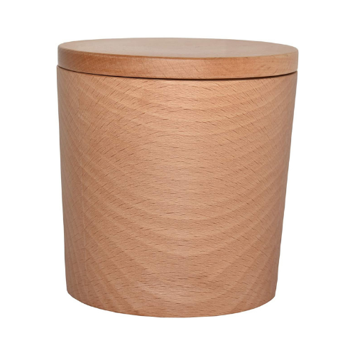 籐芸 TOUGEI 木のキャニスター (無地) 250ml 木製 保存容器