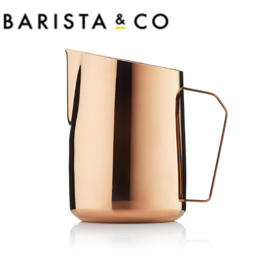 Barista＆Co バリスタアンドコー Dial In Milk Pitcher ダイヤルインミルクピッチャー 600ml (Rose Brass Gold)