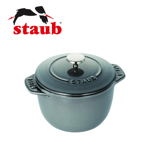 staub ストウブ 「 ラ ココット de GOHAN グレー S 12cm 」 ご飯鍋