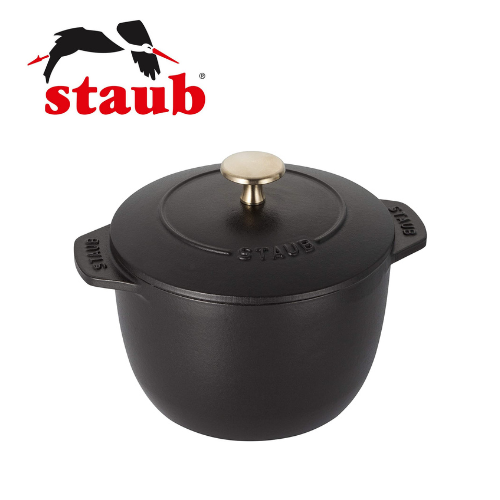 staub ストウブ 「 ラ ココット de GOHAN ブラック S 12cm 」 ご飯鍋