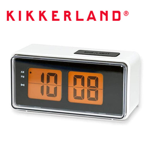 KIKKERLAND(キッカーランド) 置き時計 デジタルアラームクロック"ホワイト" Digital Alarm Clock “White"