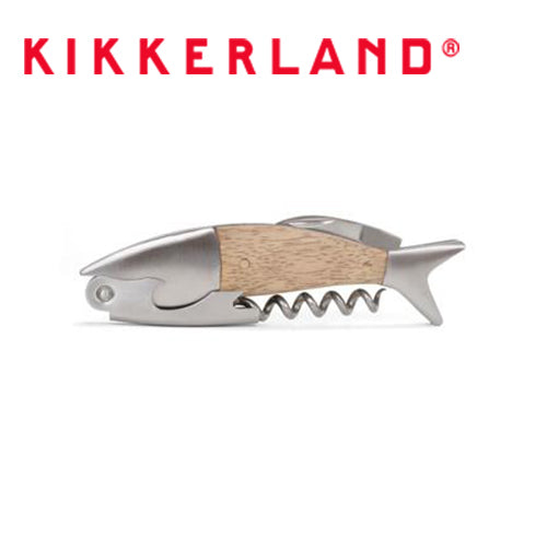 KIKKERLAND キッカーランド Lightwood Fish Corkscrew ライトウッド フィッシュ コルクスクリュー [ コルク抜き ]